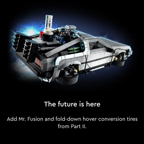 Lego Back To The Furure DeLorean Time Machine Set (10300) 1872 pcs - Picture 9 of 11